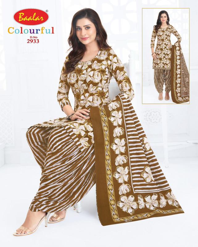 Baalar colourful vol-29 kalamkari dress material wholesale bangalore